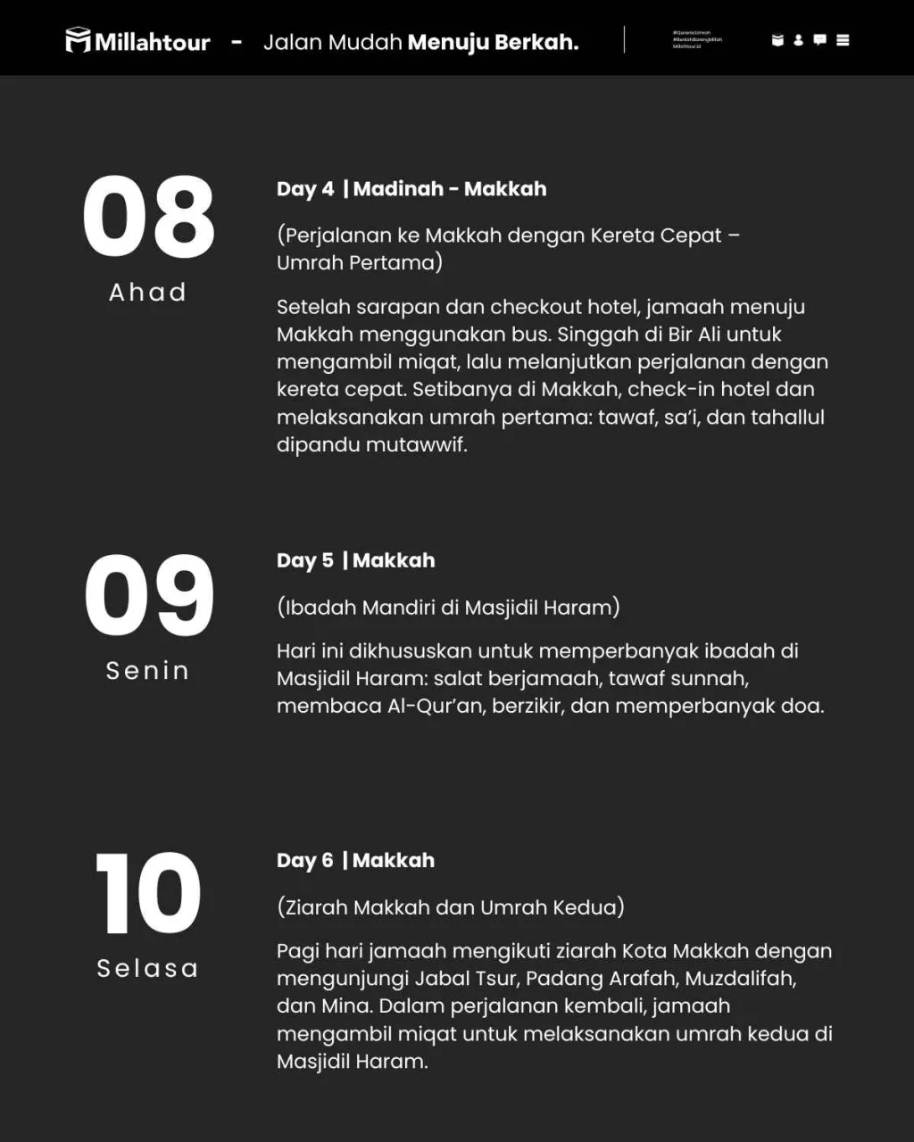 Minat Umroh November bareng Ustadz Muzammil Hasballah 05 -13 November 2026 - Landing Page 9