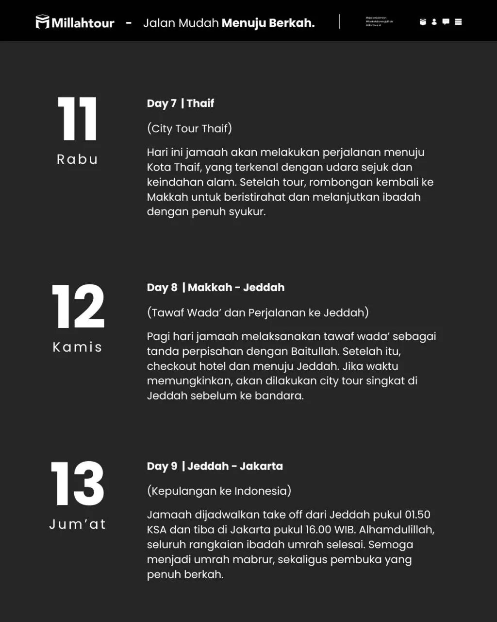 Minat Umroh November bareng Ustadz Muzammil Hasballah 05 -13 November 2026 - Landing Page 10